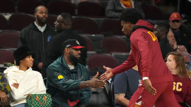 bronny james lebron james men's basketball